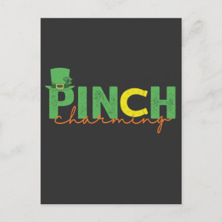 Kneifen CHarmant Lustiges St. Patrick's Day Irisch Einladungspostkarte