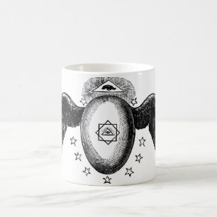 Kneph All Seeing Eye Masonic Symbol Kaffeetasse