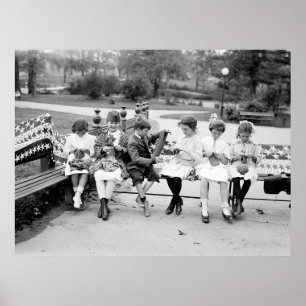 Knetbiene, Anfang des 19. Jahrhunderts Poster