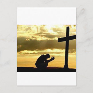 Kneten am Kreuz Postkarte