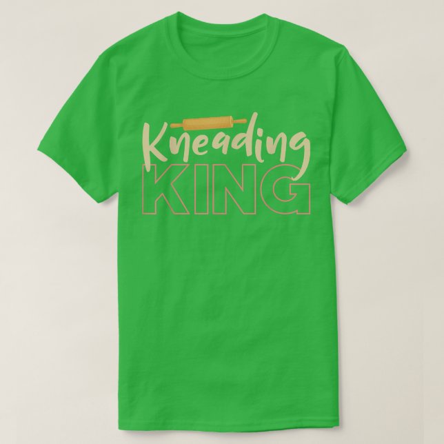 Kneten King Baker Backwaren T-Shirt (Design vorne)