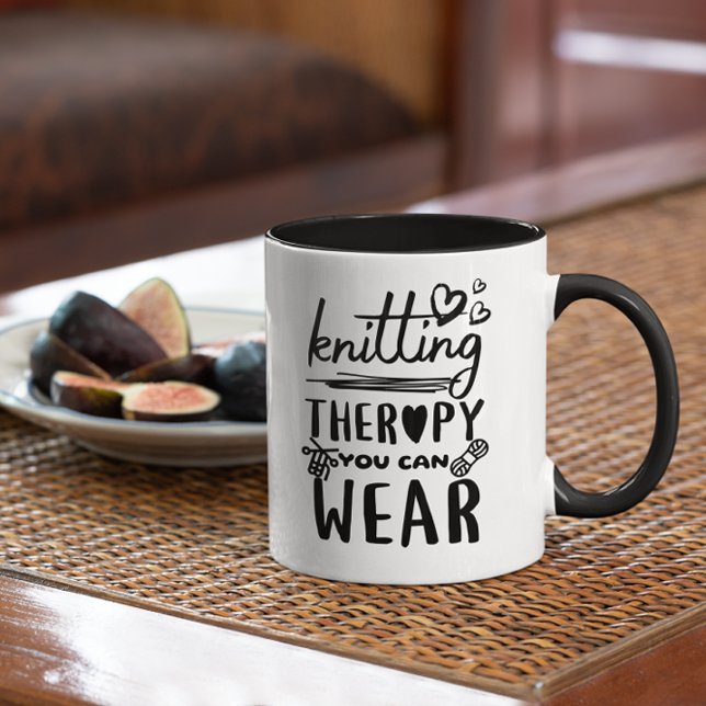 Knettherapie Sie können lustige Mug tragen Tasse (Von Creator hochgeladen)