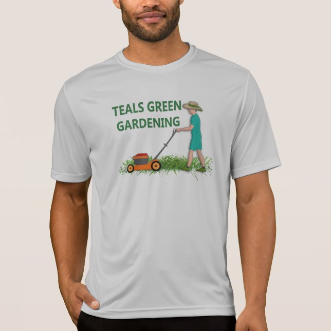 KNICKENTEN-GRÜN-GARTENARBEIT T-Shirt (Vorderseite)