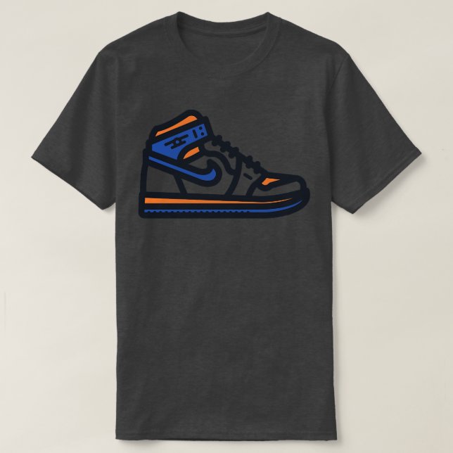 Knicks Basketball Sneakers T-Shirt (Design vorne)
