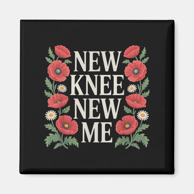 Knie-Ersatz-Erholung Knie Operation Erholung Magnet (Vorne)