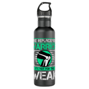 Knie-Ersatz-Operation erhalten Wohlgefühl Geschenk Edelstahlflasche