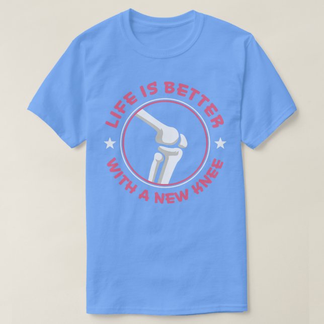 Knie-Ersatz-Operation Neue Knie-Erholung Frauen T-Shirt (Design vorne)