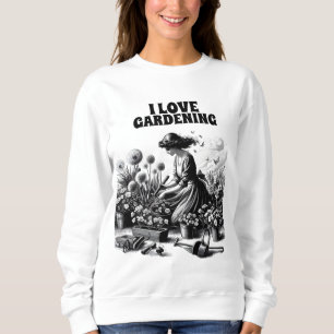 Knie im Garten Sweatshirt
