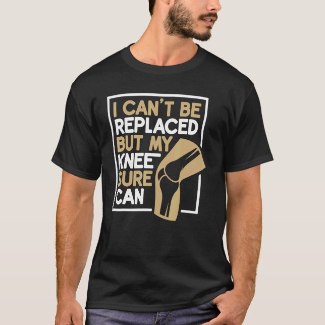 Knie Knochen Joint Replacement Acl Operation Arthr T-Shirt (Vorderseite)