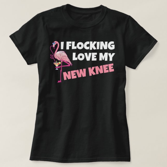 Knie-Operation abgeschlossen Get Well-Mode Knee-Re T-Shirt (Design vorne)