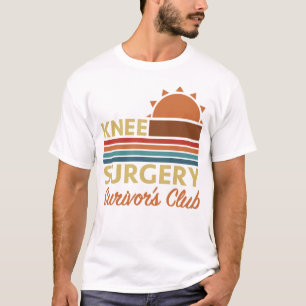 Knie Operation Erholung Spaß T-Shirt
