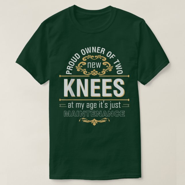 Knie-Operation-Ersatz erhalten gute Geschenke ACL  T-Shirt (Design vorne)