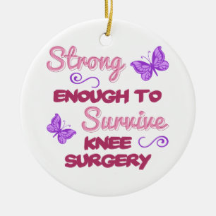 Knie Operation Strong Keramikornament