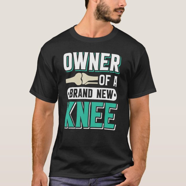 Knie Operation Survivor Bionic Knee Club Repla T-Shirt (Vorderseite)