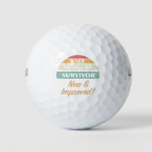 Knie Operation Survivor Spaß Golfball