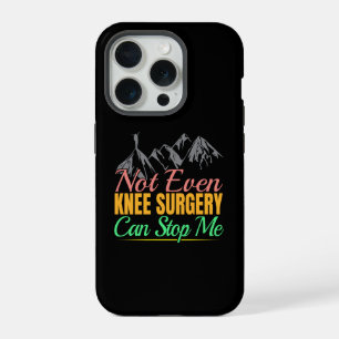Knie-Operation-Wanderangebot - Bergsteigen iPhone 15 Pro Hülle