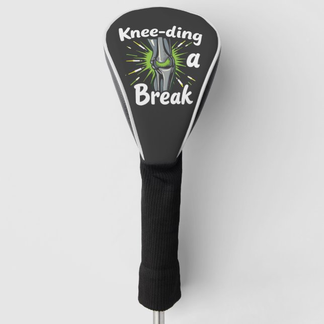 Kniebedeckung für eine knackige Knie-Replacement Golf Headcover (Vorderseite)