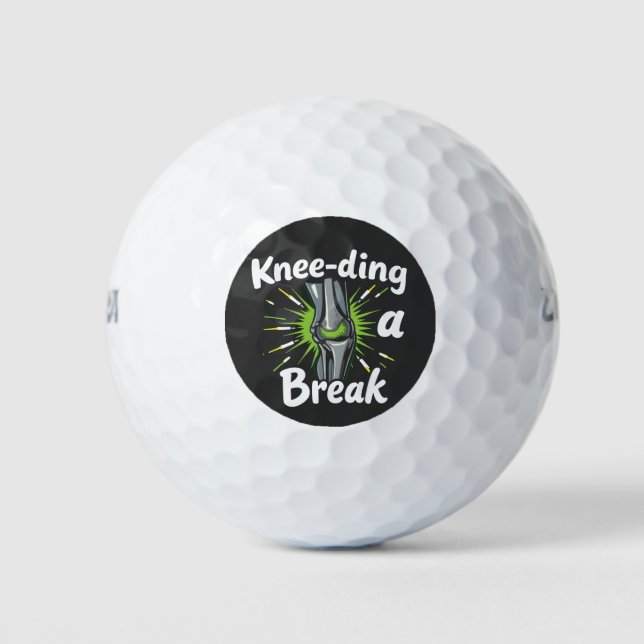Kniebedeckung für eine knackige Knie-Replacement Golfball (Vorderseite)