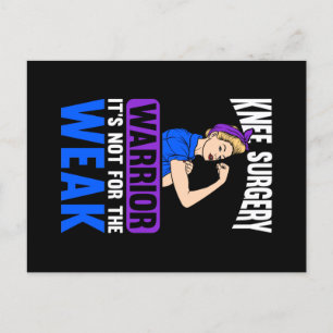 Kniegelenksersatz ist nicht wegen der Schwäche Postkarte