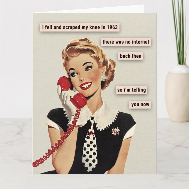 Knieschneidung 1963 karte (Vorderseite)