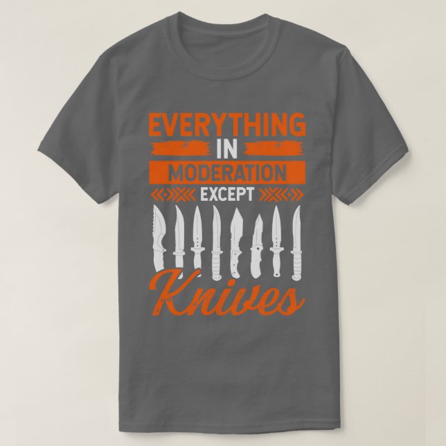 Knife Collector Knifemaking Knife Maker Knife T T-Shirt (Design vorne)