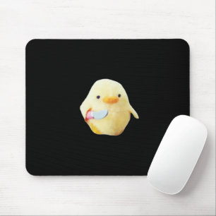Knife Duck Plush Meme Mouse Pad Mousepad