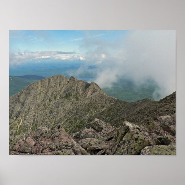 Knife Edge, Baxter Staat Park, Maine Poster (Vorne)