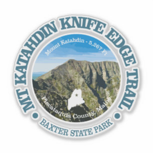 Knife Edge Trail (Katahdin) Aufkleber