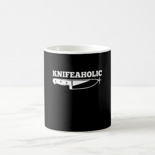 Knife Knifeaholic Knife Collector Kaffeetasse