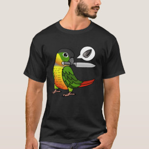 Knife Papagei Will Saatgut I Gelbbeige T-Shirt