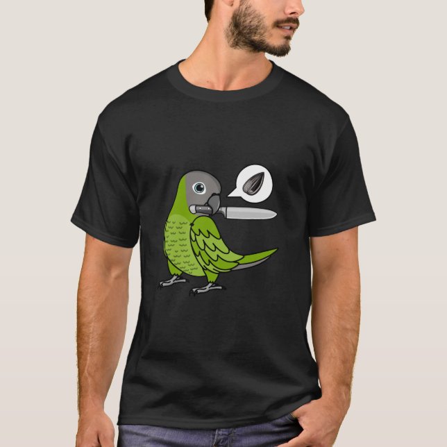 Knife Parrot Will Samen I Dusky Kopfbedeckung T-Shirt (Vorderseite)