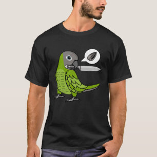 Knife Parrot Will Samen I Dusky Kopfbedeckung T-Shirt