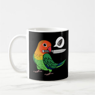 Knife Parrot Will Samen I Fischers Lovebird Kaffeetasse