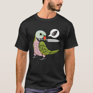 Knife Parrot Will Samen I Mustache Parakeet T-Shirt