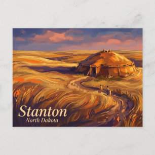 Knife River Indian Villages National Historic Site Postkarte