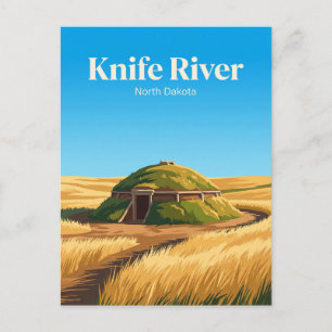Knife River Indian Villages National Historic Site Postkarte