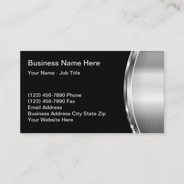 Knife Sharpening Restaurant liefert Visitenkarte (Vorderseite)