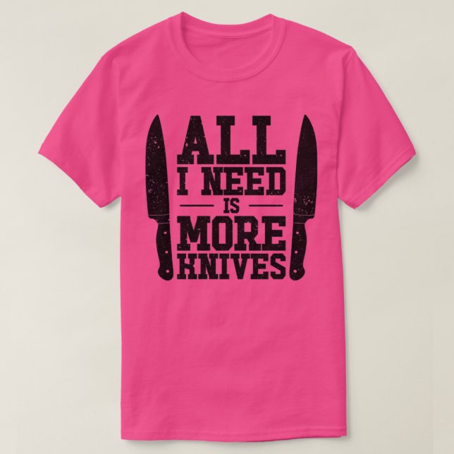 Knifemaking Knife Making Bladesmith Smithing Knife T-Shirt (Design vorne)