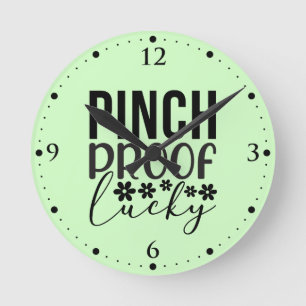 Kniffgeschützter Lucky-62906 Runde Wanduhr