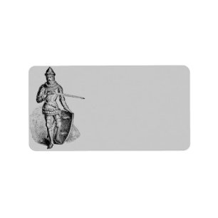 Knight Address Label Adressaufkleber