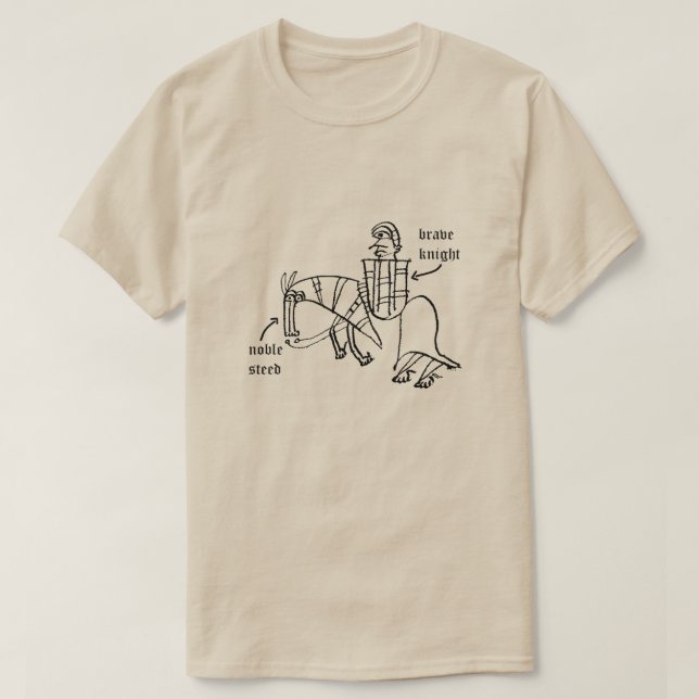 Knight and Steed T-Shirt (Design vorne)