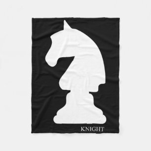 Knight Chess Piece Group Kostüm Schach Club Schach Fleecedecke