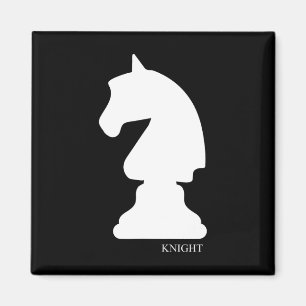 Knight Chess Piece Group Kostüm Schach Club Schach Magnet