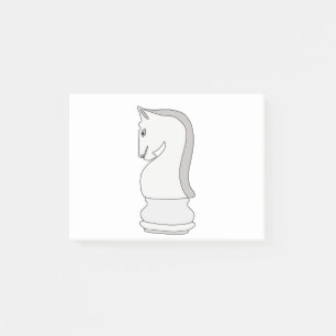 Knight Chess Post-it Klebezettel