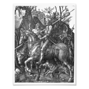 Knight Death Devil Albrecht Durer Gravur Art p Fotodruck