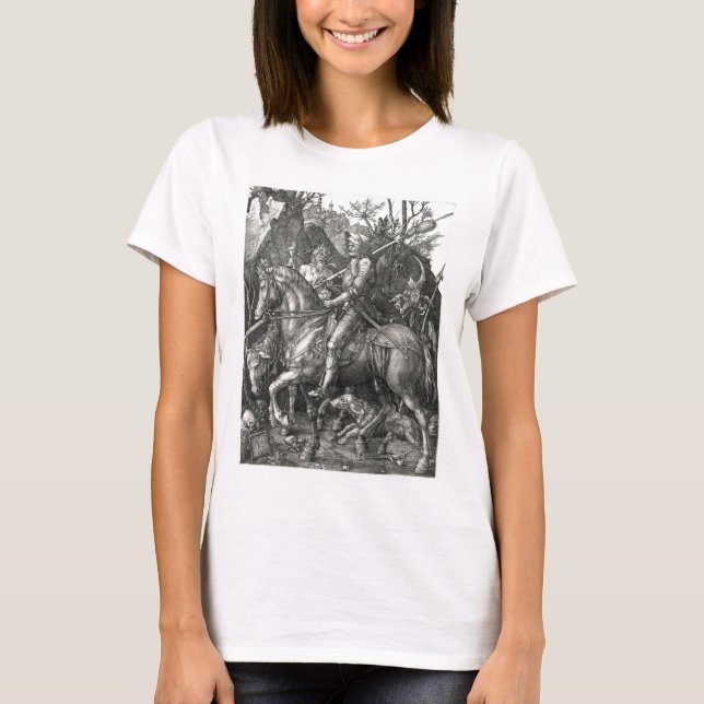 Knight, Death & the Devil - Albrecht Dürer c. 1513 T-Shirt (Vorderseite)