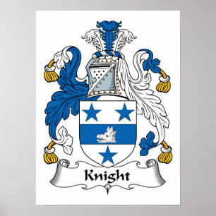 Knight Familienwappen Poster