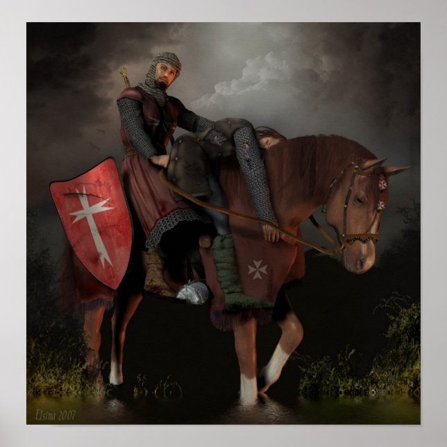 Knight Hospitaller von Saint John Poster (Vorne)