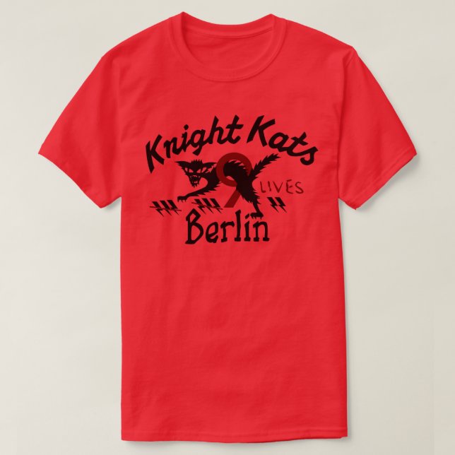 Knight Kats 9 Lives Berlin T-Shirt (Design vorne)