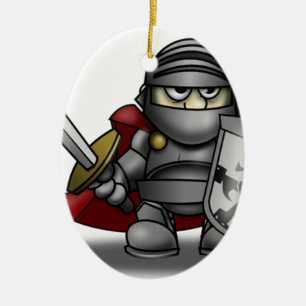 Knight Keramik Ornament